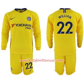 Maillot/Tenue Chelsea Willian 22 Enfant Exterieur 2018/2019 Manche Longue